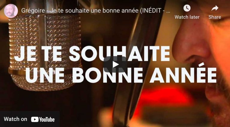 Je te souhaite une bonne année