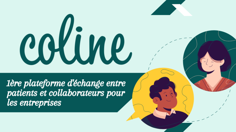 Vignettes Coline 1ere plateforme dechange entre patients et collaborateurs pour les entreprises