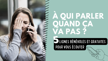 5 lignes d'écoute bénévoles pour parler quand ça va pas