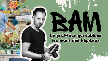 BAM le graffeur qui sublime les murs des hôpitaux