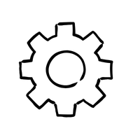 Illustration 3 dimensions burn-out