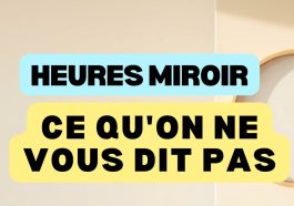 Heures miroir : horloge murale dans une lumière chaude
