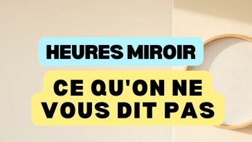 Heures miroir : horloge murale dans une lumière chaude