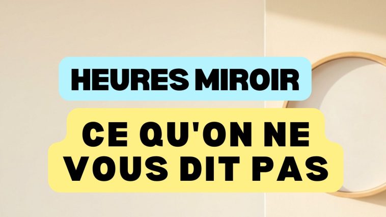Heures miroir : horloge murale dans une lumière chaude