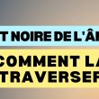 Nuit noire de l'âme : silhouette face au lever du jour