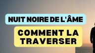 Nuit noire de l'âme : silhouette face au lever du jour